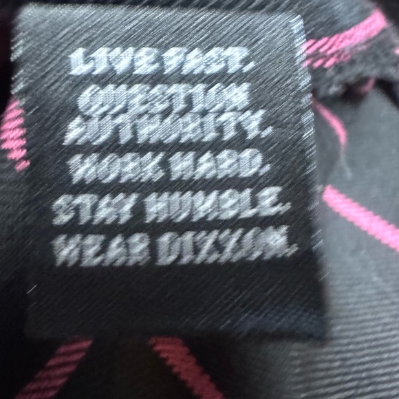 Dixxon Flannel "Hope" Black Pink Plaid Long Sleeve Breast Cancer XL Western Moto - Picture 6 of 9